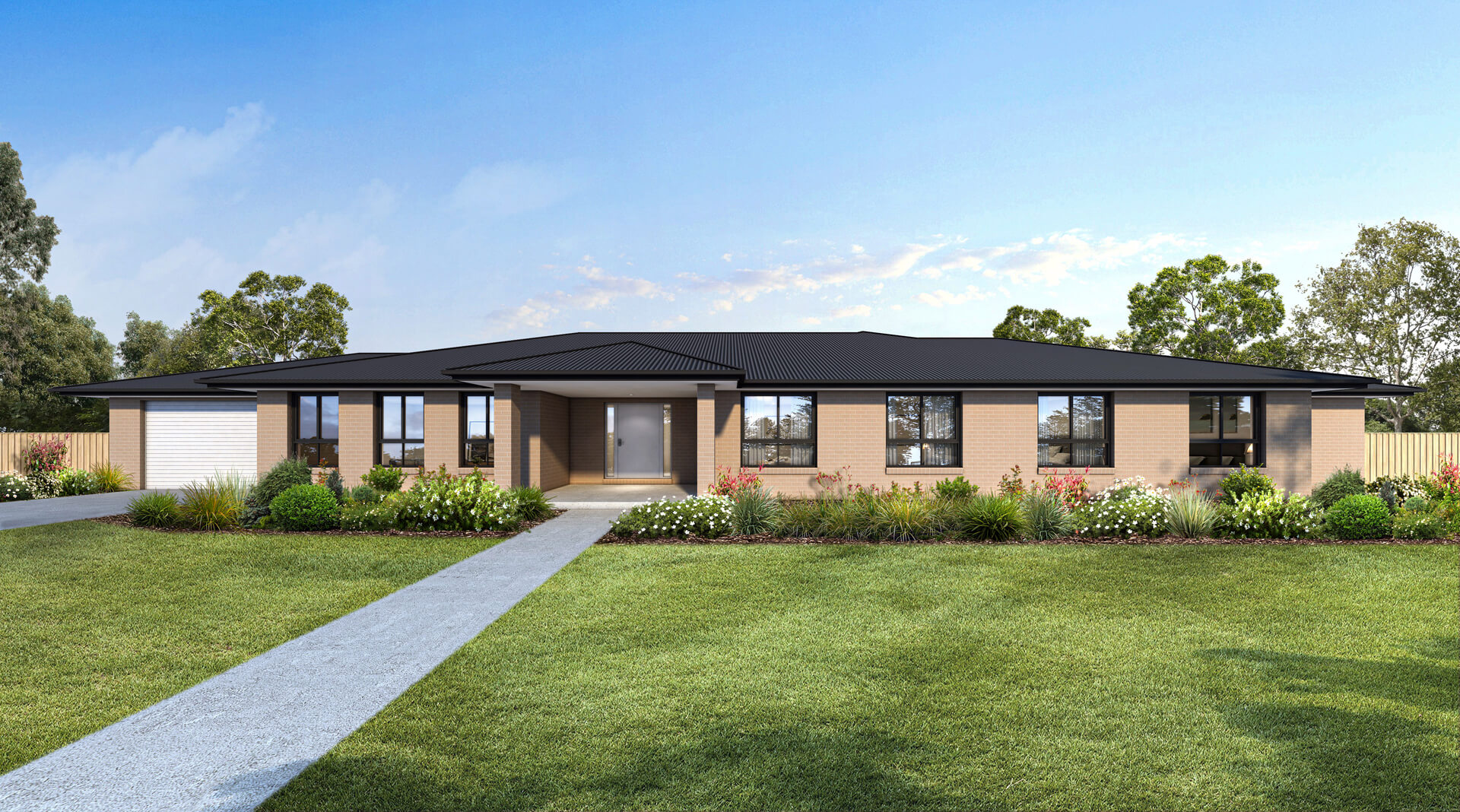 The Primrose Classic - Wattle Court Acreage Home Facade in Classic Style