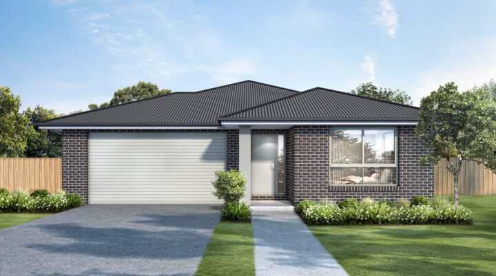 The Cassinia Classic - Wattle Court Single Storey Home Facade in Classic Style