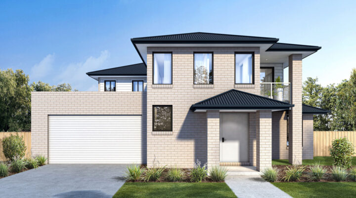 The Katherine Classic - Wattle Court Double Storey Home Facade in Classic Style