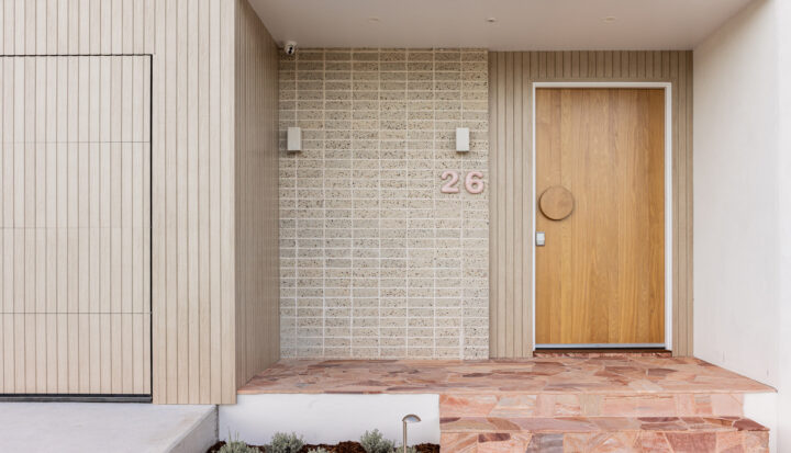 Palm Springs Custom Home Entry