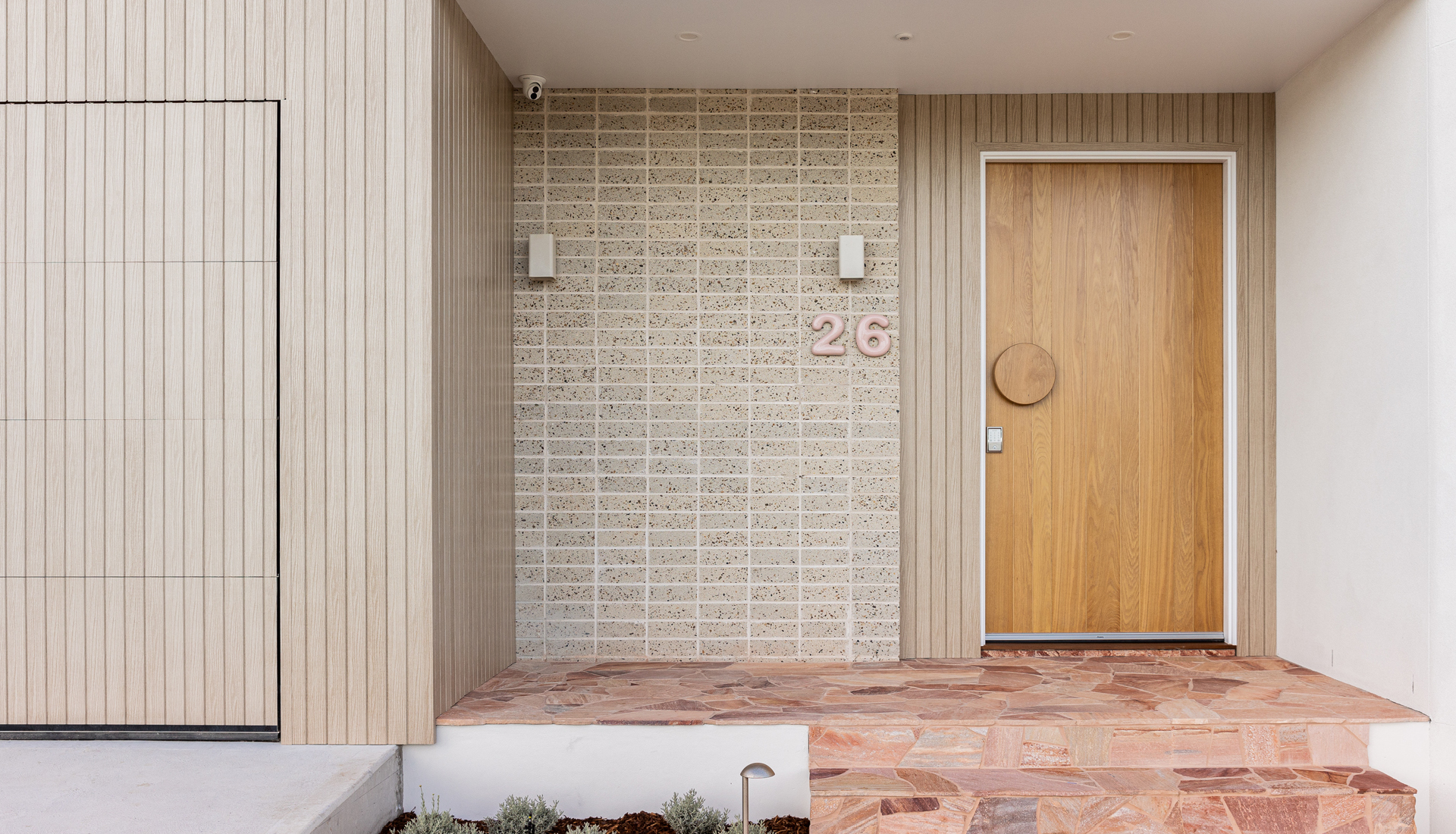 Palm Springs Custom Home Entry