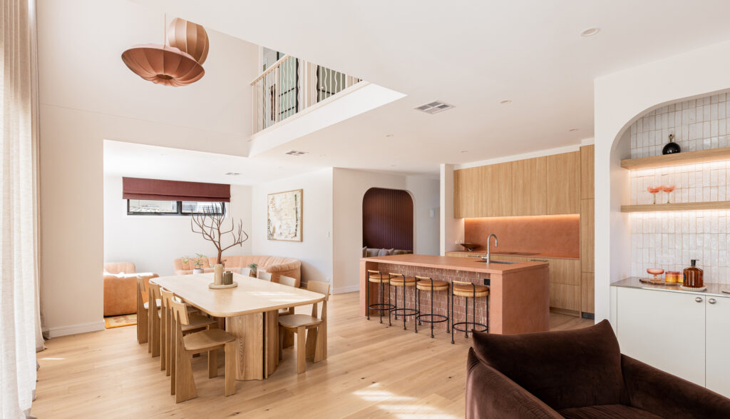 Palm Springs Custom Home Living Area