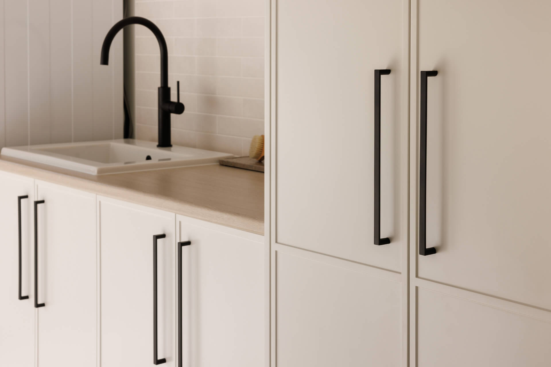 Clever laundry storage solution