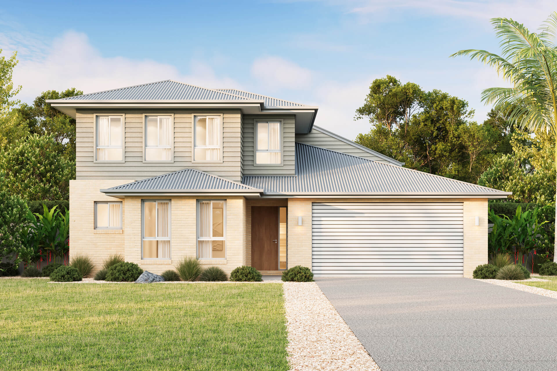 Classic Facade | The Angaston Split Level Classic Facade