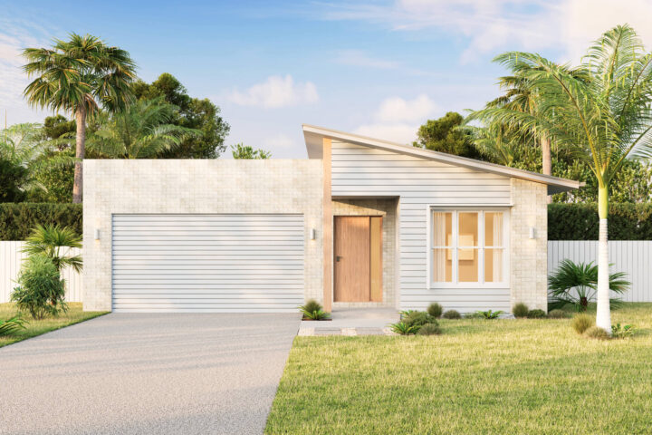 Beach Facade | The Arcadia Single Storey Beach Facade