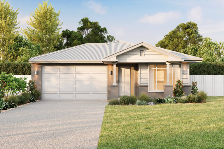 Hamptons Facade | The Arcadia Single Storey Hamptons Facade