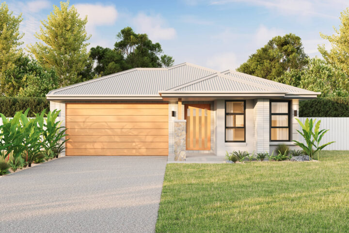 The Arcadia - modern family home design with Resort facade