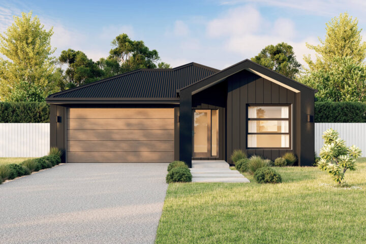 Scandi Facade | The Arcadia Single Storey Scandi Facade