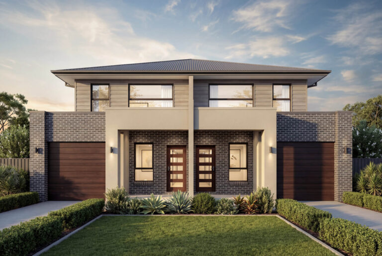 Executive Facade | The Bairnsdale Duplex Executive Facade