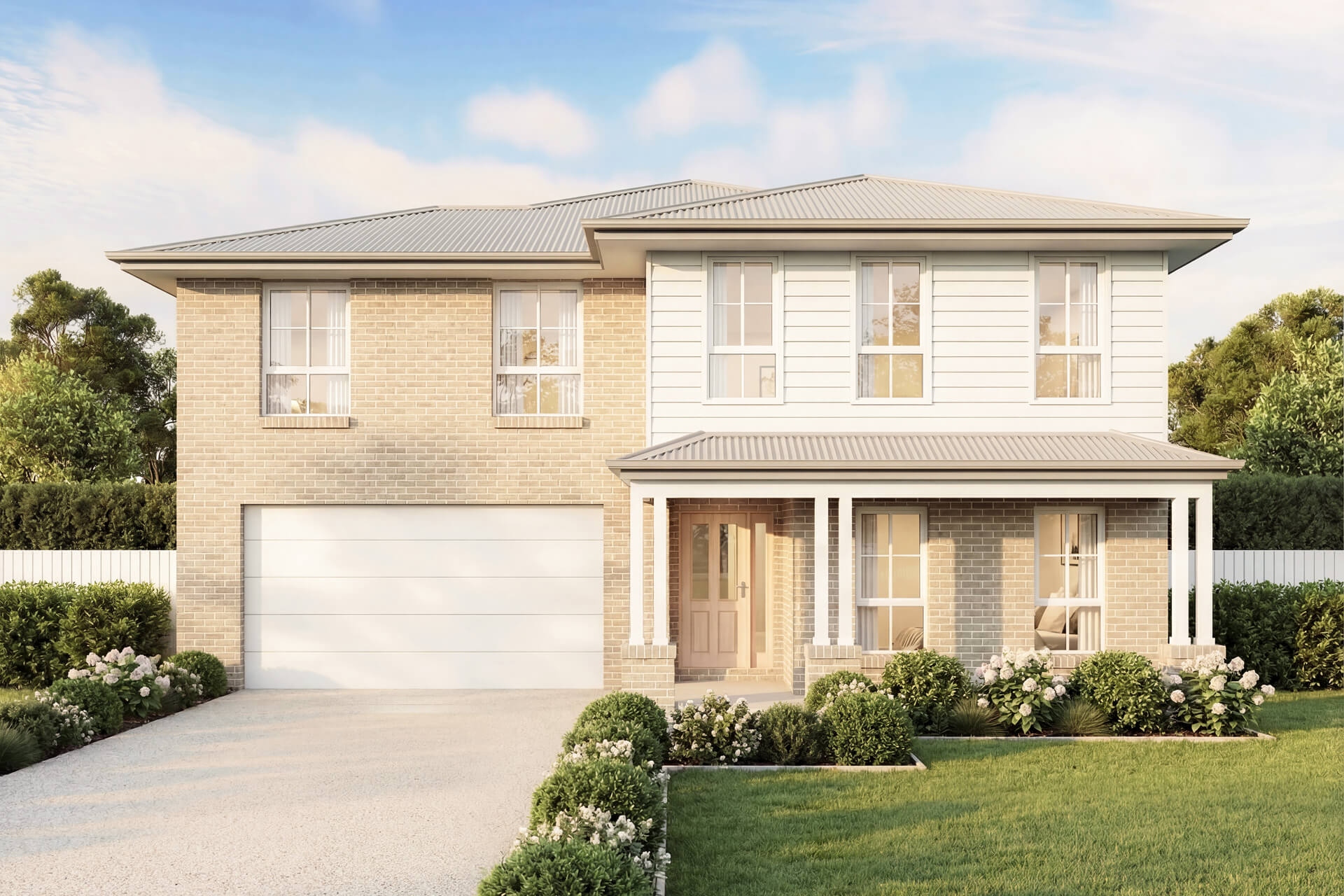 Classic Facade | The Balhannah Split Level Classic Facade