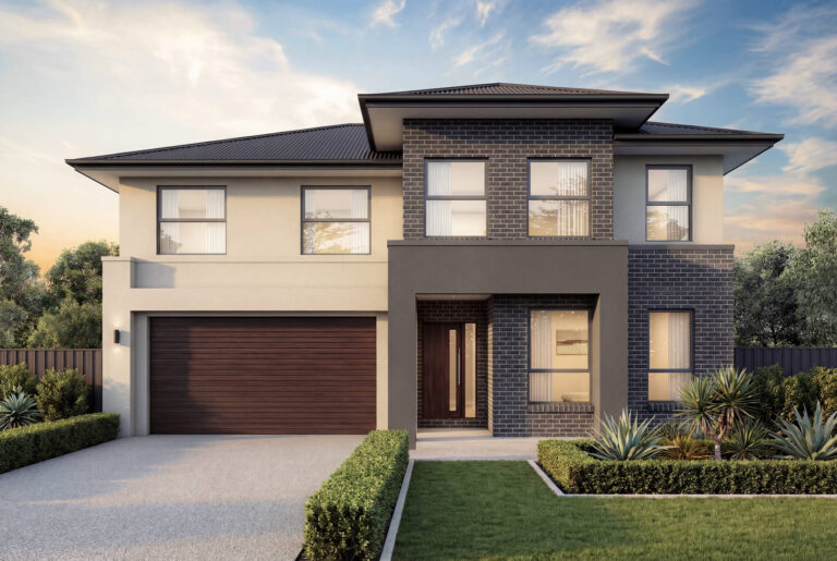 The Balhannah Split Level Home Layout with Executive Facade