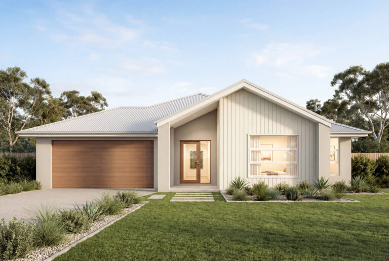 Scandi Facade | The Banksia Single Storey Scandi Facade