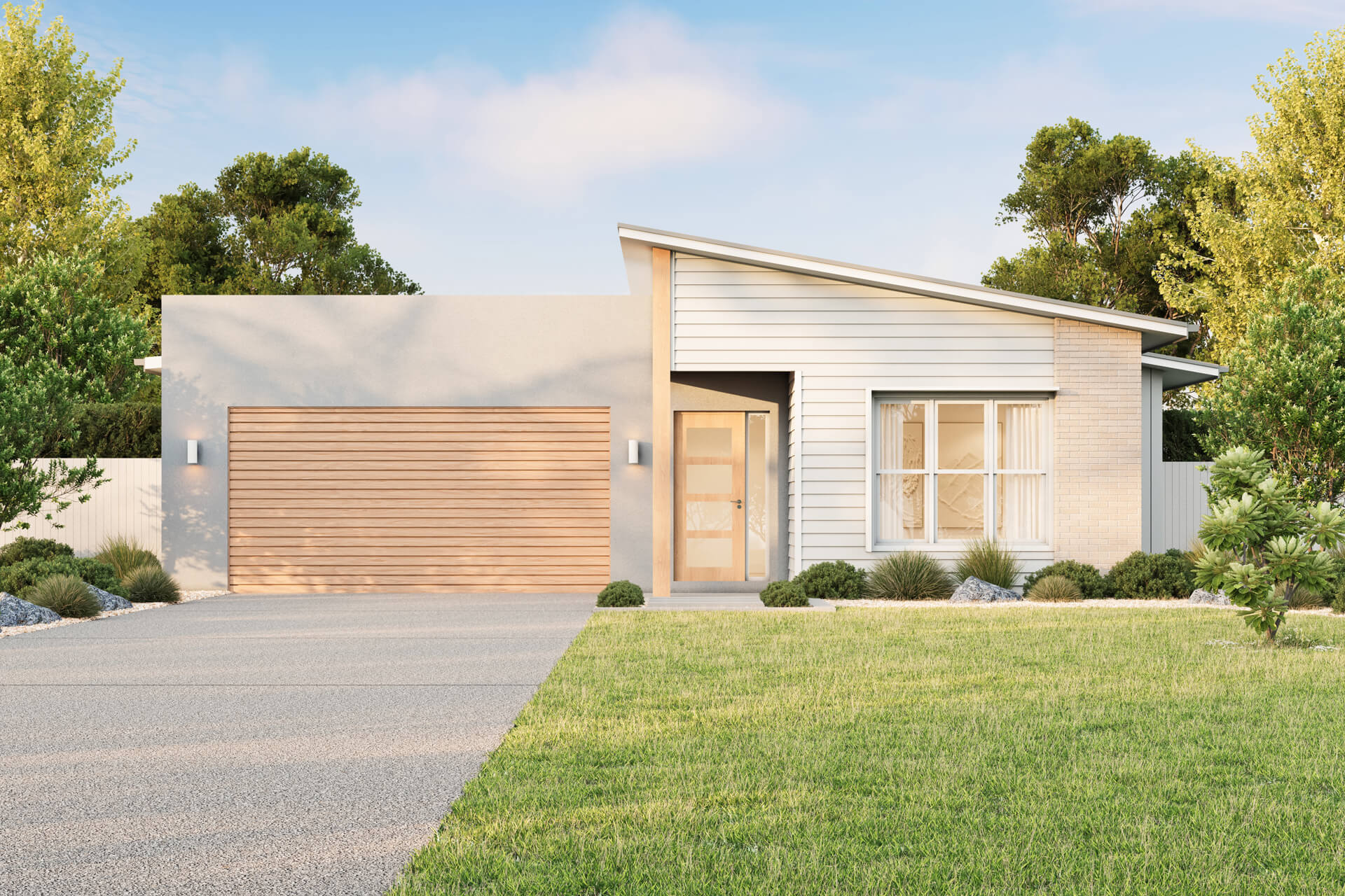 Beach Facade | The Cassinia Single Storey Beach Facade