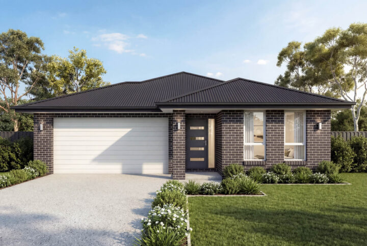 Classic Facade | The Cassinia Single Storey Classic Facade