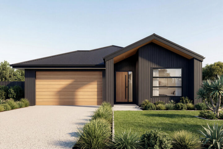 Scandi Facade | The Cassinia Single Storey Scandi Facade