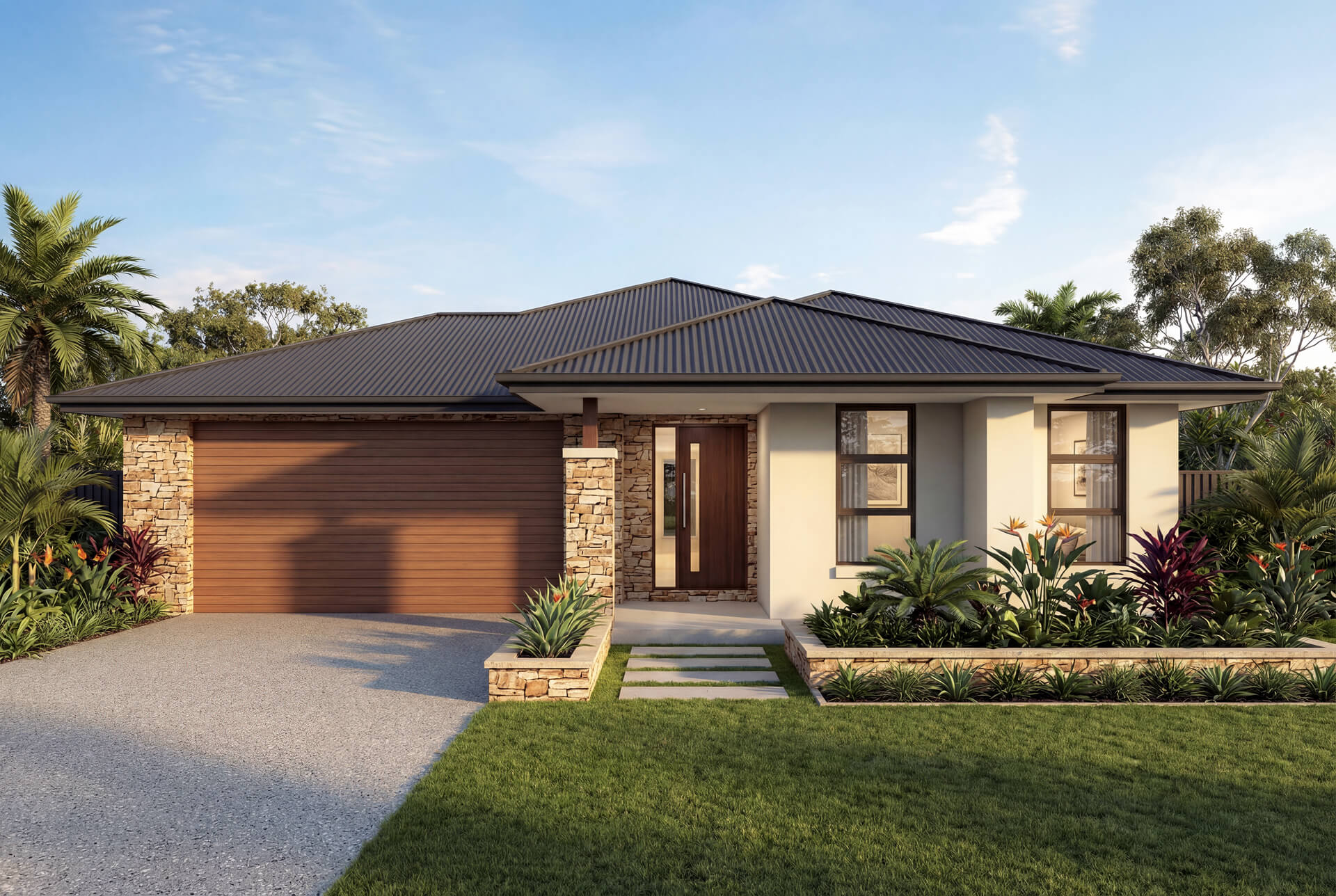 Resort Facade | The Daintree Single Storey Resort Facade