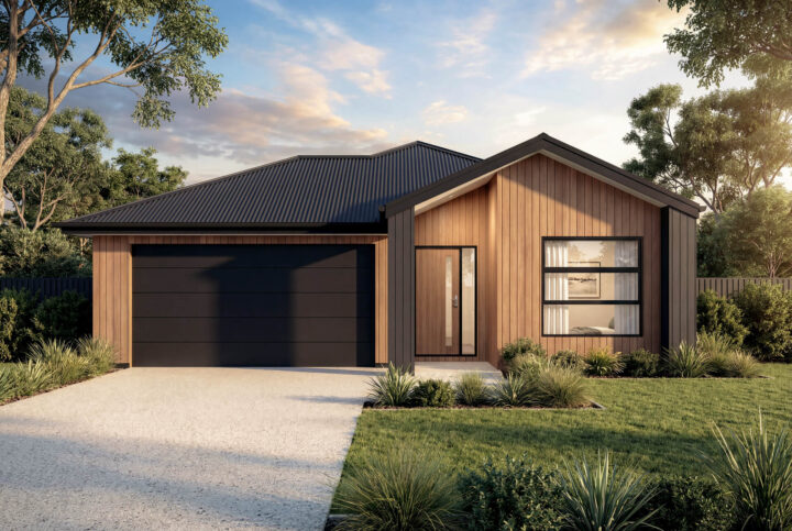 Scandi Facade | The Daintree Single Storey Scandi Facade