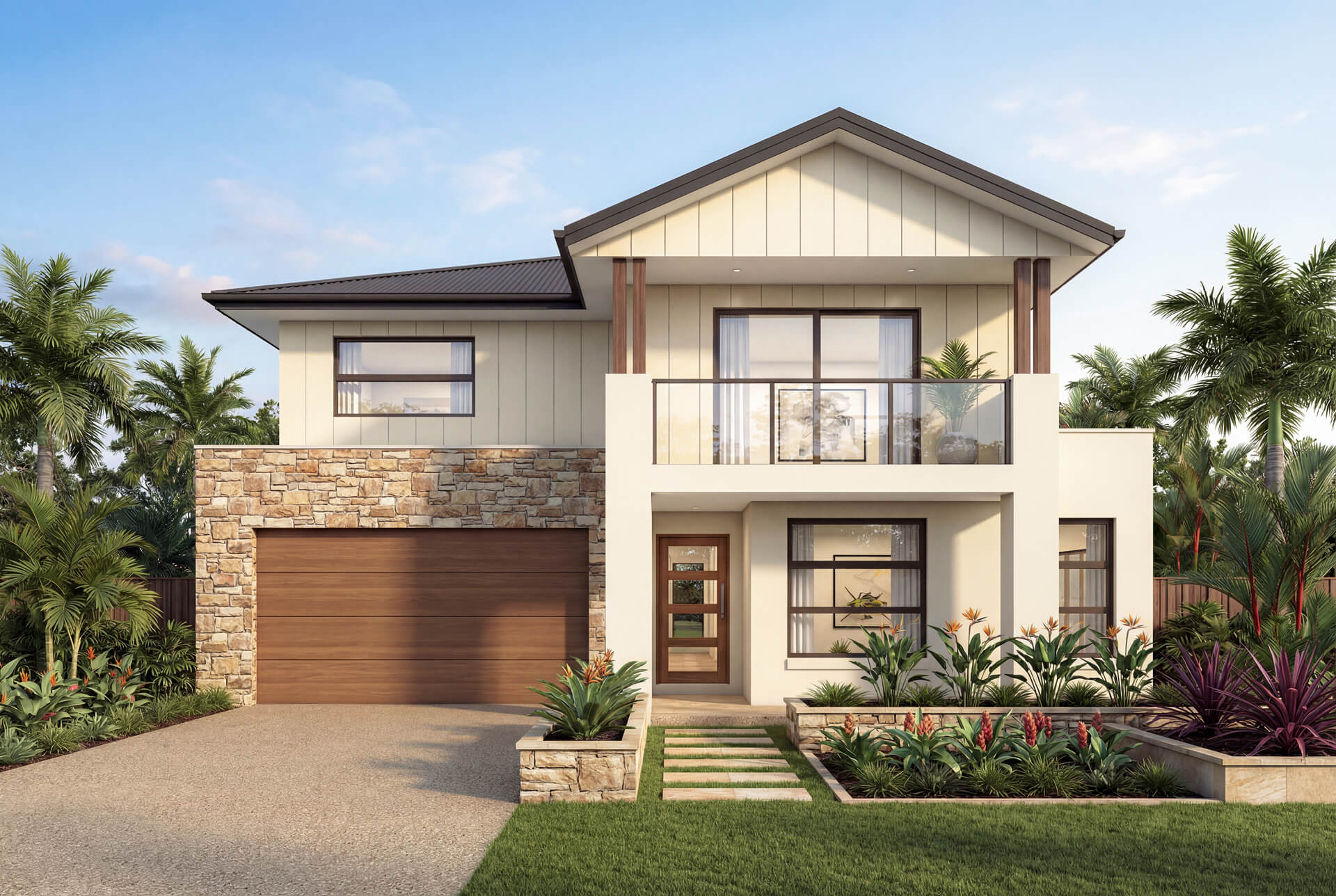 Resort Facade | The Darlington Double Storey Resort Facade