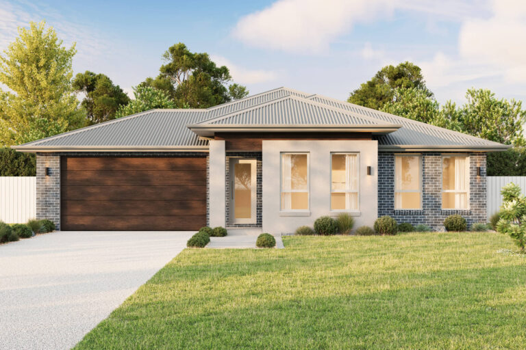 Executive Facade | The Flaxton Single Storey Executive Facade