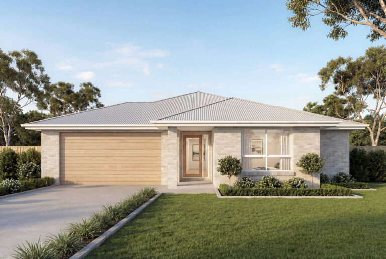Classic Facade | The Jarrah Single Storey Classic Facade