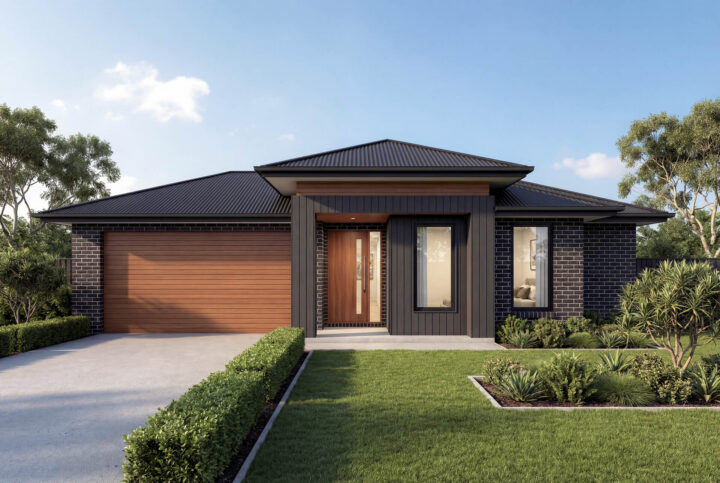 Executive Facade | The Jarrah Single Storey Executive Facade