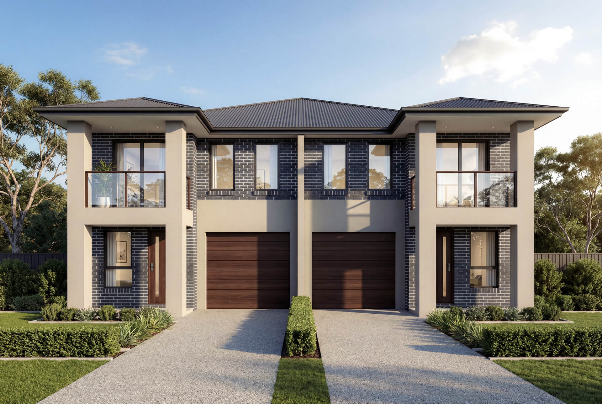 Executive Facade | The Jindivick Duplex Executive Facade