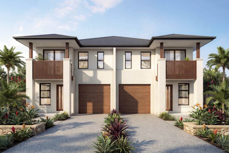 Resort Facade | The Jindivick Duplex Resort Facade