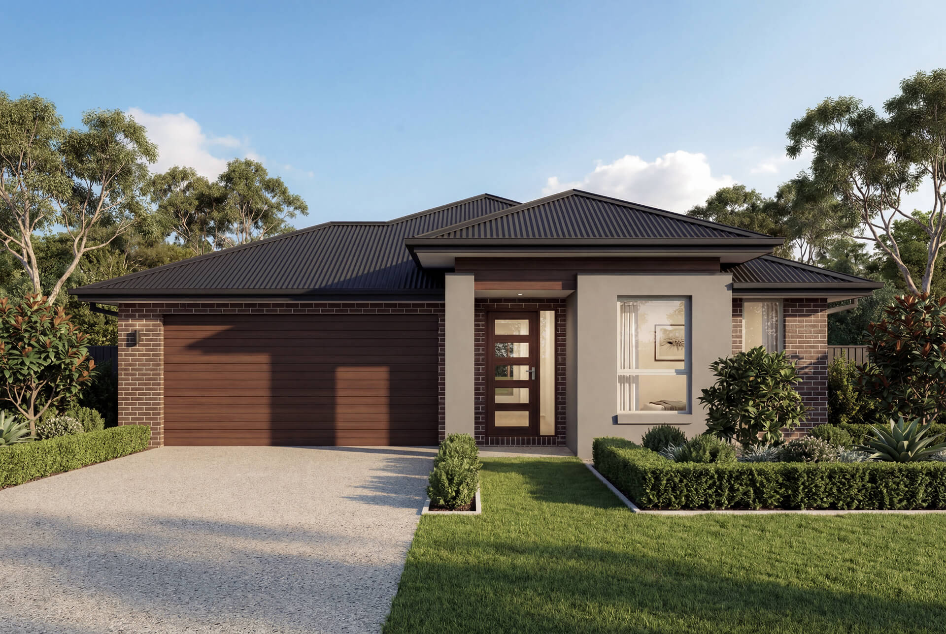 Executive Facade | The Kakadu Single Storey Executive Facade