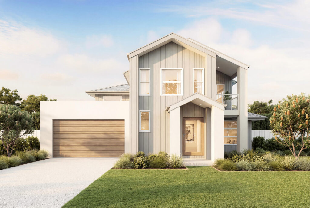 Scandi Facade | The Katherine Double Storey Scandi Facade