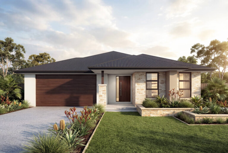 The Kondalilla - Split Level Home Design with Resort Facade