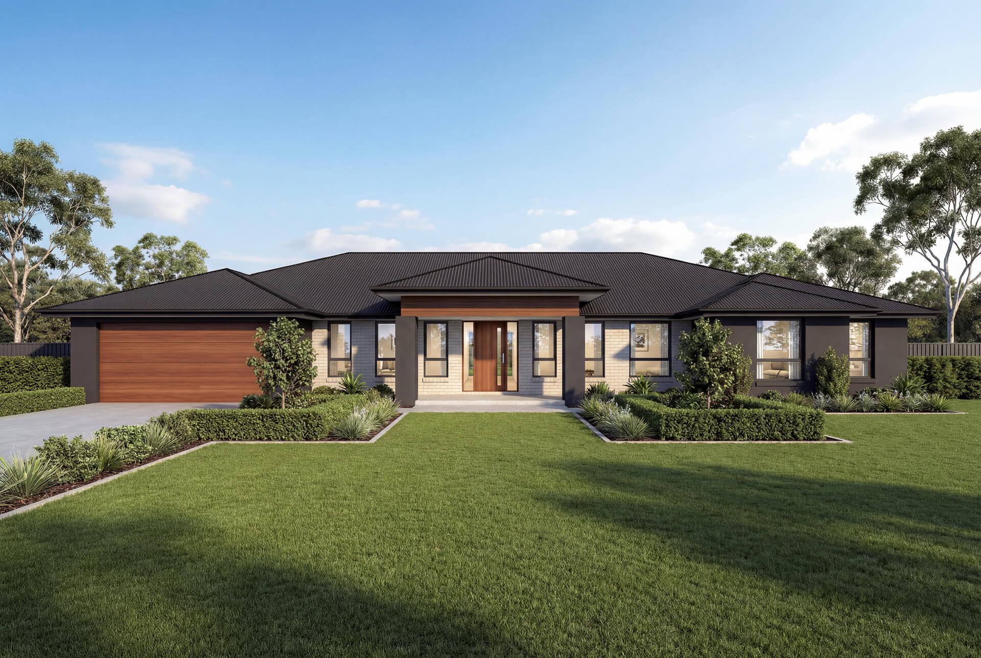 Executive Facade | The Magnolia Acreage Executive Facade