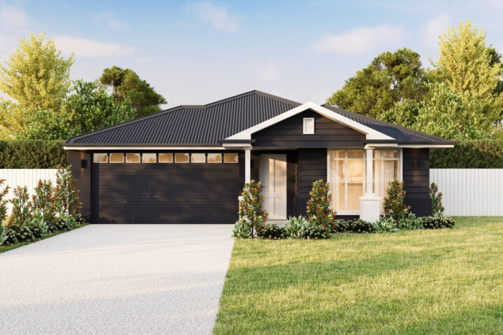 Hamptons Facade | The Royston Single Storey Hamptons Facade