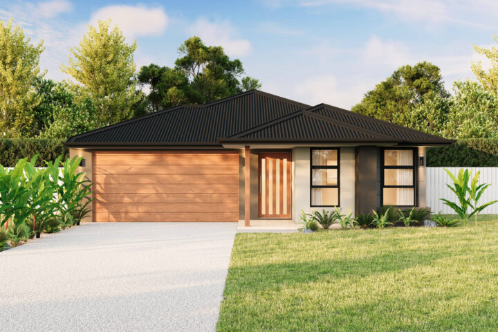 The Royston Functional Family Home Design with Resort Facade