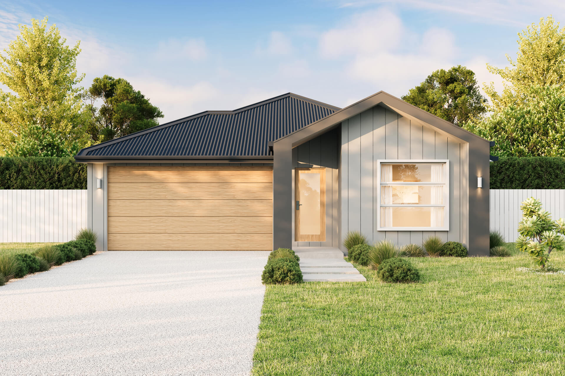 Scandi Facade | The Royston Single Storey Scandi Facade