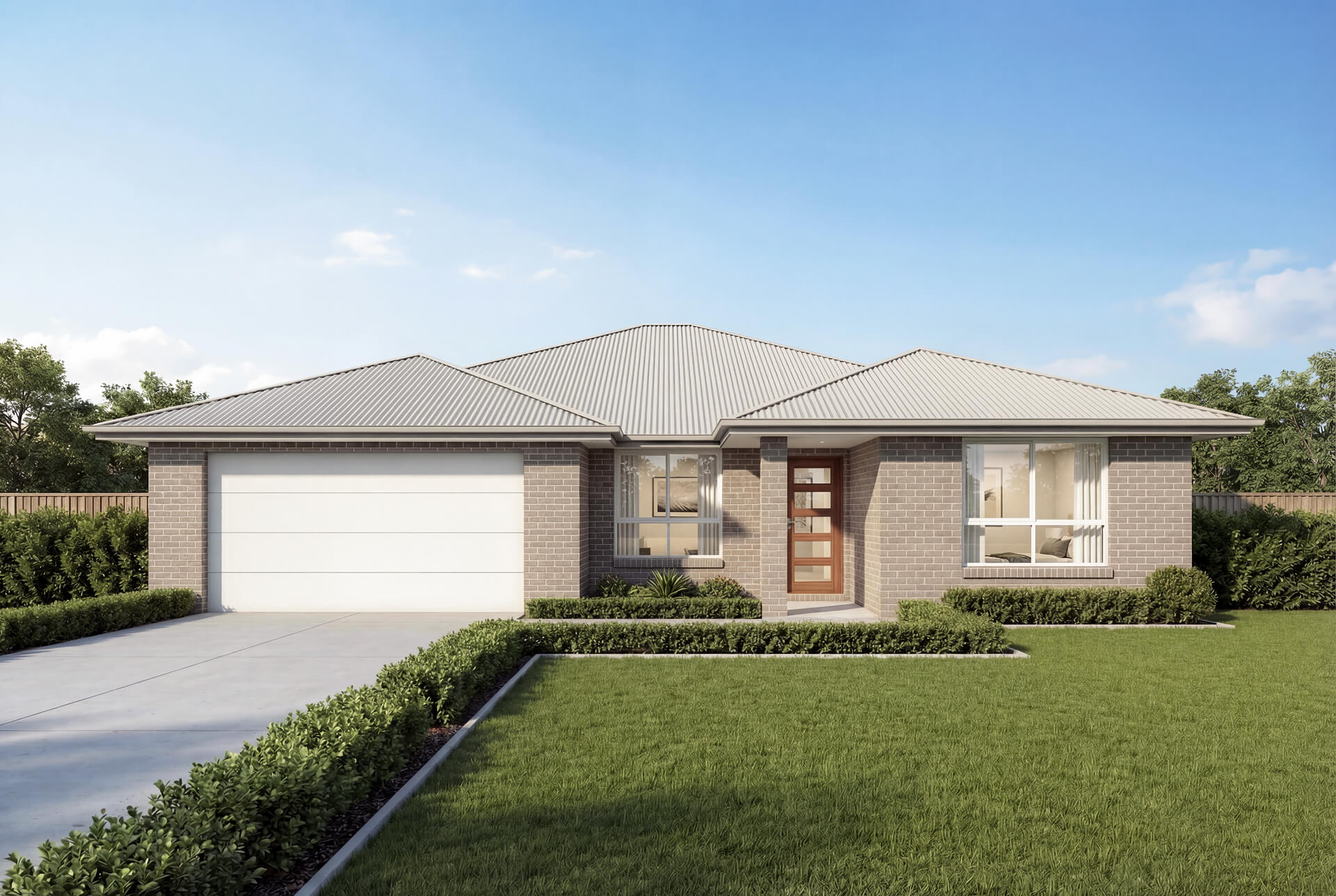 Classic Facade | The Saltbrush Single Storey Classic Facade