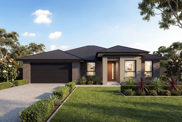 Executive Facade | The Saltbrush Single Storey Executive Facade