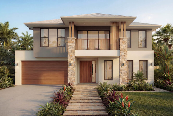 Resort Facade | The Trephina Double Storey Resort Facade