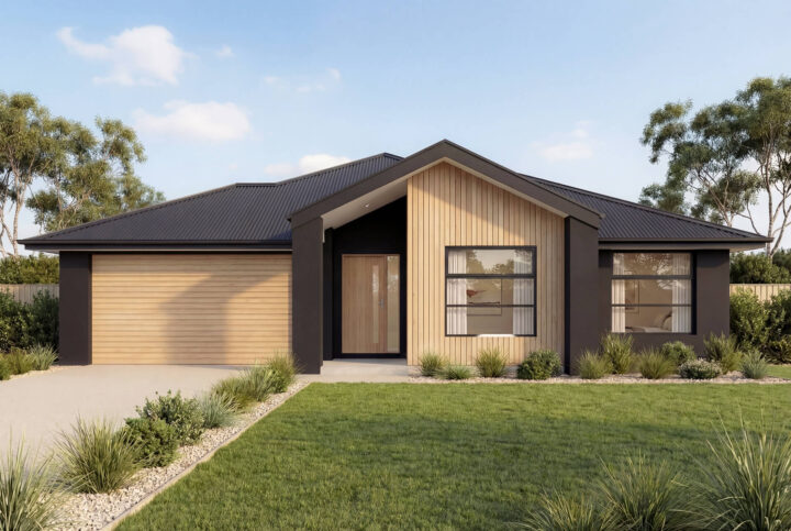 Scandi Facade | The Wallaroo Single Storey Scandi Facade