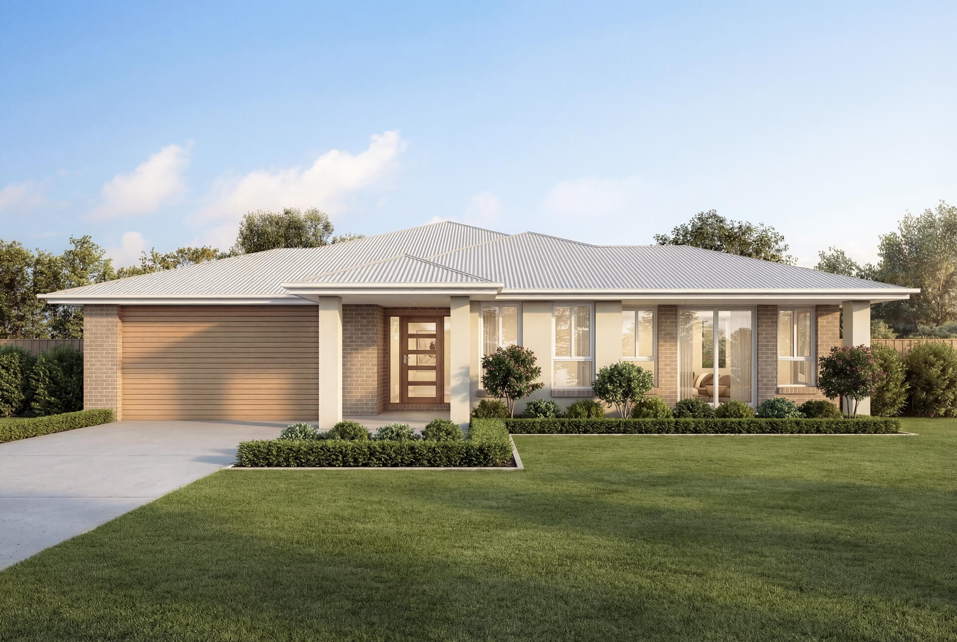 Classic Facade | The Whitehaven Single Storey Classic Facade