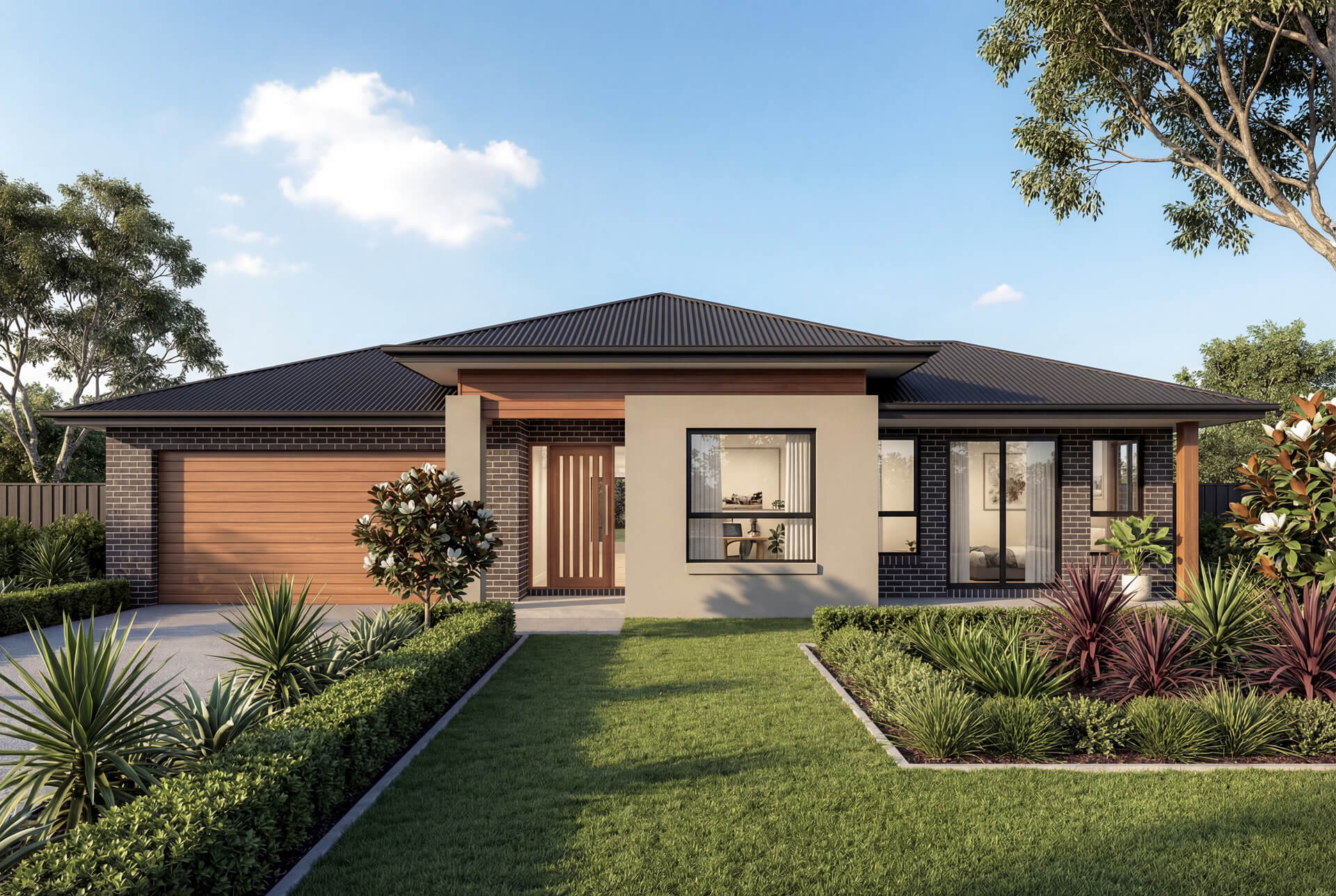 Executive Facade | The Whitehaven Single Storey Executive Facade