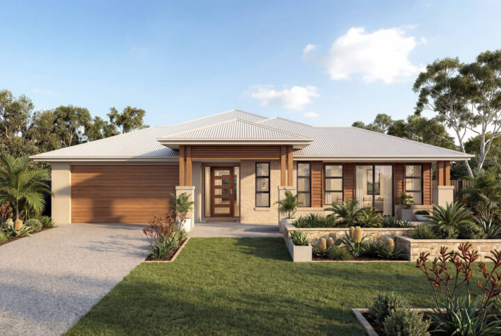 Resort Facade | The Whitehaven Single Storey Resort Facade