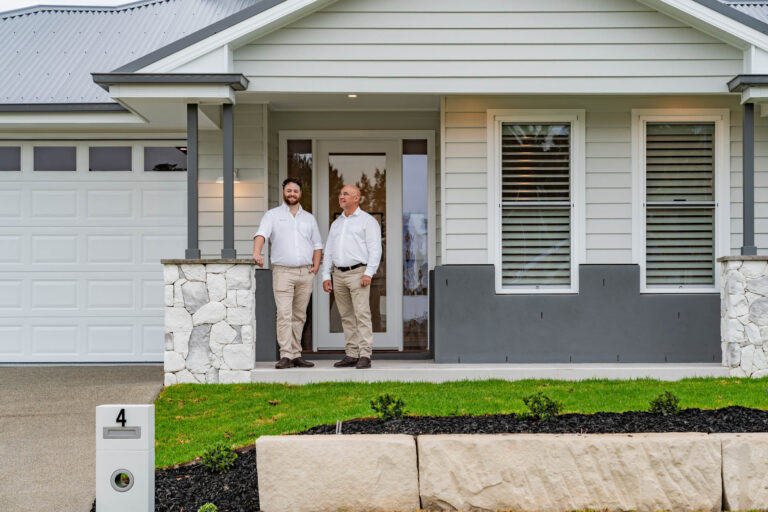 Builders at the Display Home in Moss Vale