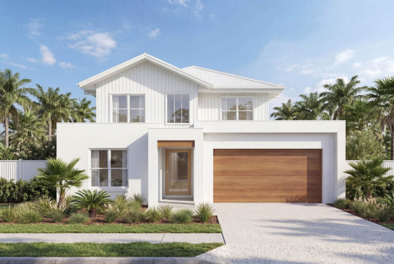 Elanora 2 Storey Modern Coastal Facade