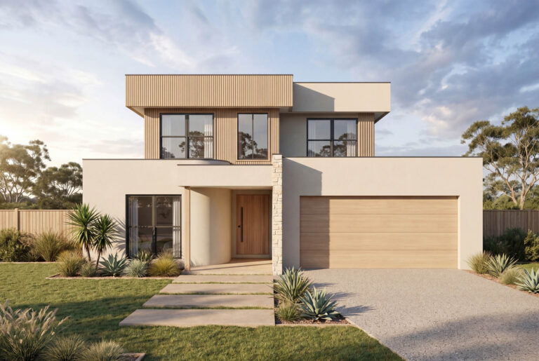 Elanora 2 Storey Palm Springs Facade