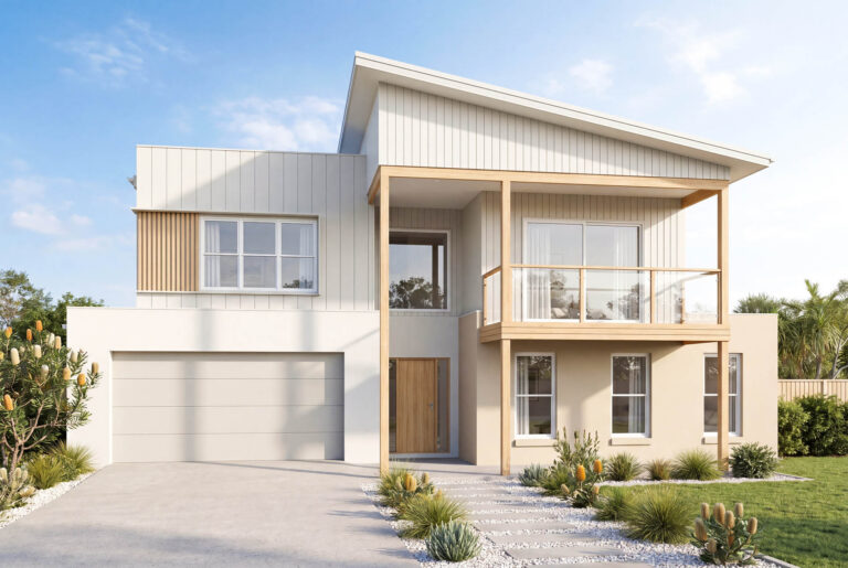 Gibson Double Storey Beach Facade