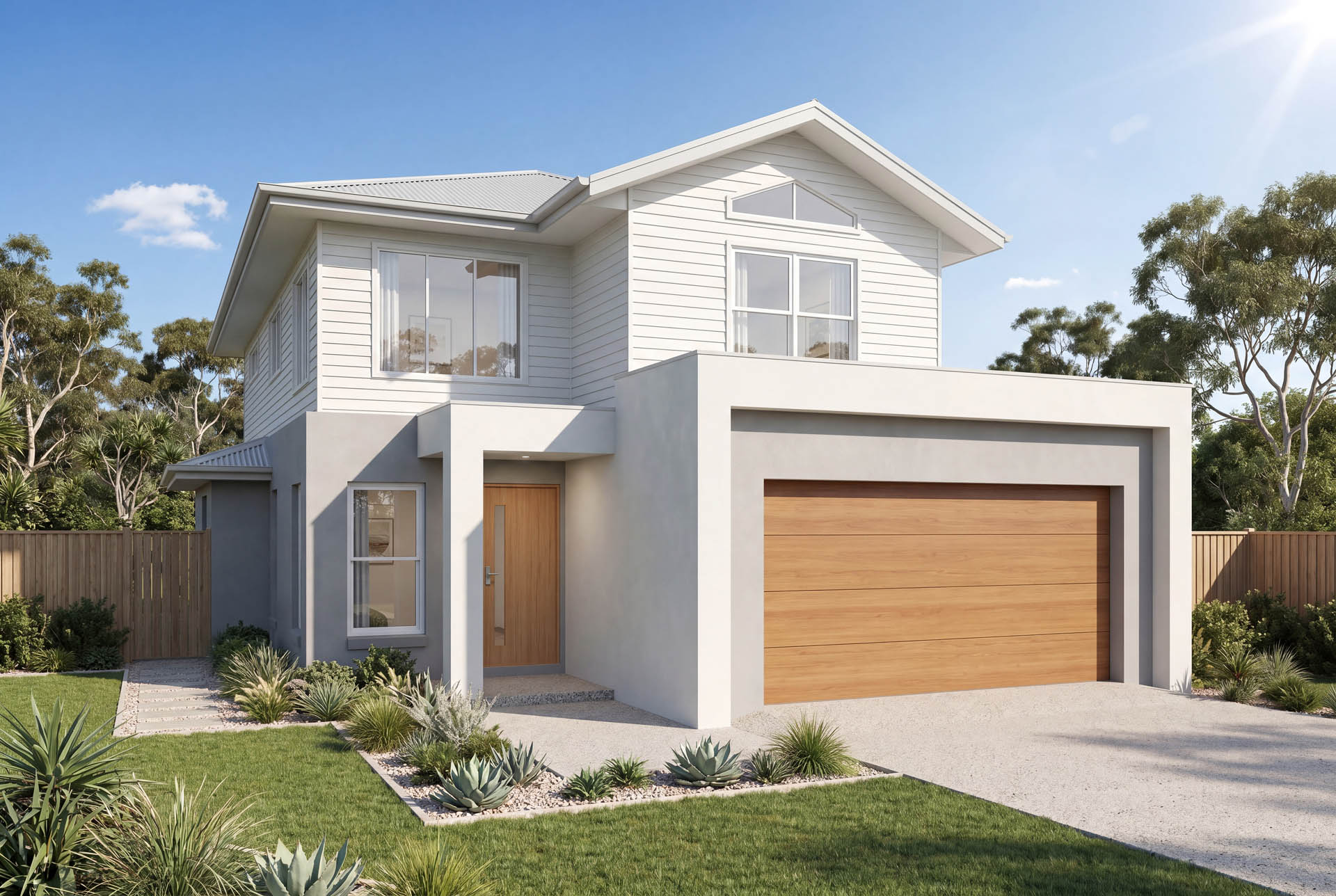 Narrabeen Double Storey Modern Coastal Facade