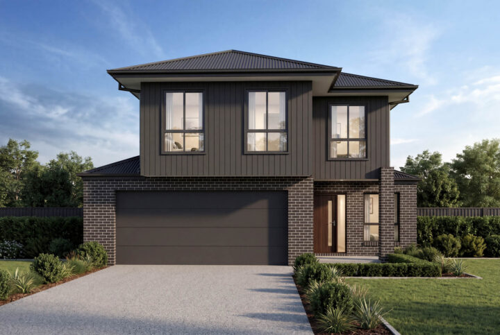 Sorrento Dark Urban Brick and Cladding Facade