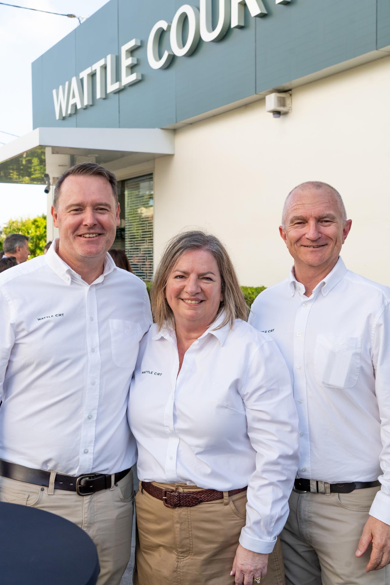 Matt Hope with Mark & Debbie Stoffels at their Sunshine Coast Franchise Office Launch