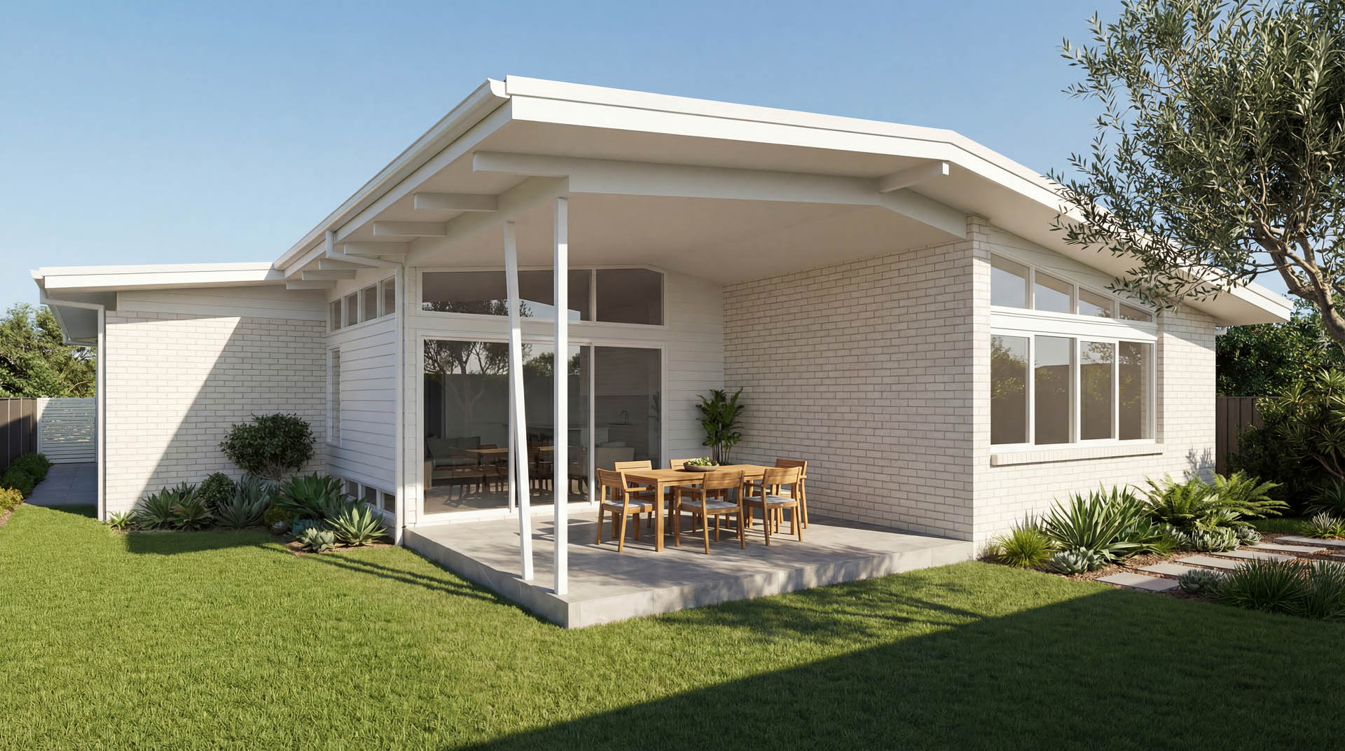 Alfresco view of the Taree Display Home