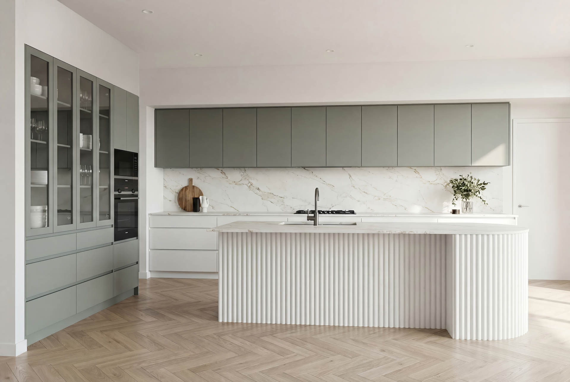 Kitchen render of the Taree Display Home